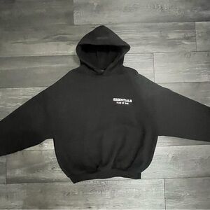 Essentials Black Hoodie
